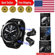 All-In-One Fitness Smart Watch with Bluetooth Earbuds - Health Tracking Device