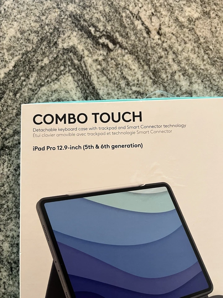 Logitech Combo Touch Keyboard Case - 12.9" Apple iPad Pro 5th Gen. - Oxford Gray - Image 2 of 4