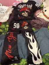 Boys 12Y Shein Never Stop 2pc Outfit Shirt And Sweatpants