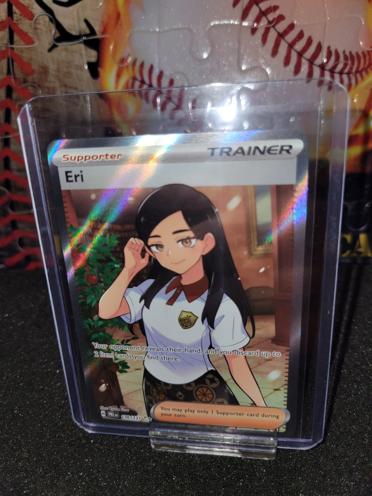 Eri 136/131 Trainer Full Art Ultra Rare Pokemon TCG Prismatic
