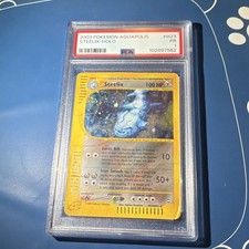 Pokémon Steelix H23/H32 Aquapolis Holo Rare PSA Graded 100 HP 2002 on eBay