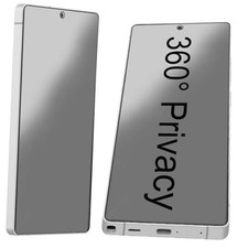 2 Pack 360 Degree Privacy Matte Screen Protector for Samsung Galaxy S25 edge 