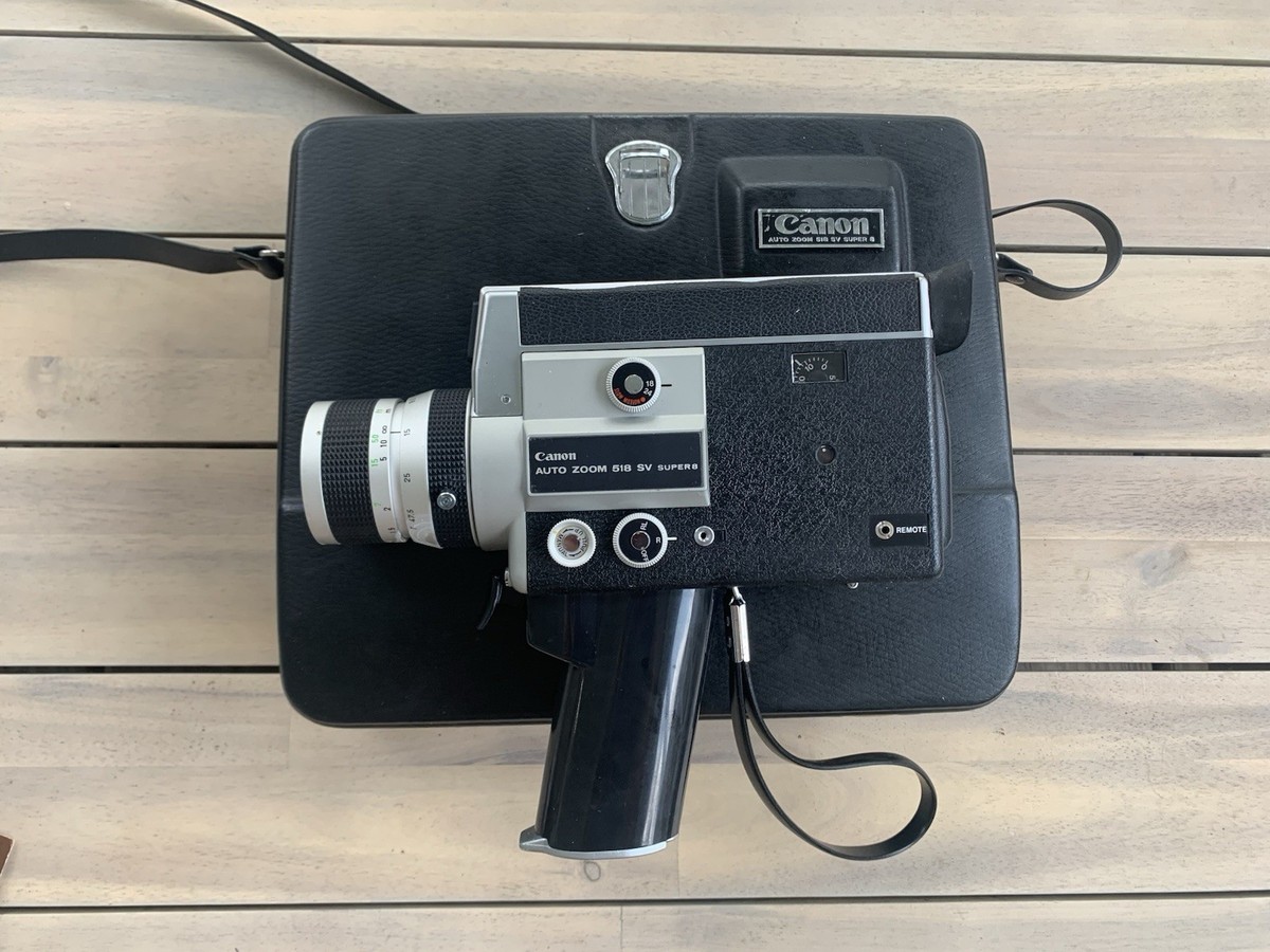 8mm Camera Canon Auto Zoom 518 Canon Single 8 518 Canon Auto Zoom