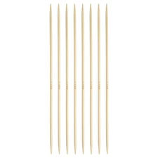 8Pcs Bamboo Knitting Needles Double Pointed Size US 2.5(3mm) 7.9 Inch(20cm)