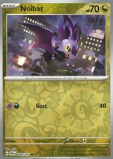 Noibat #068/091 SV: Paldean Fates Common,Reverse Holo Pokemon Card NM/M
