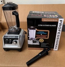 Kitchen Genie ULTIMA HI-POWER Blender 2200W 2 Litre Juice ICE CRUSHER -SILVER