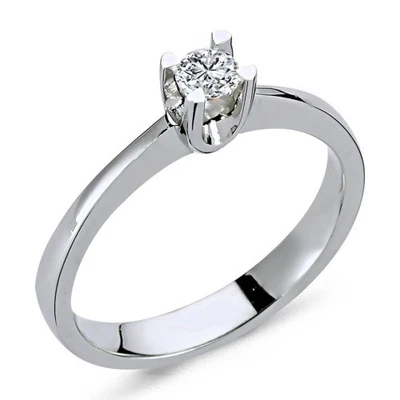 0,18 Carat Diamant Meisterwerk 14 Karat Weißgold - Bild 1 von 3
