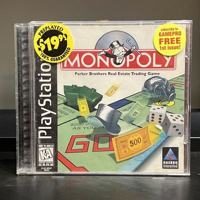 Monopoly (Sony PlayStation 1, 1998) Classic Retro Board Game PS1 Video Game