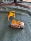 MATCHBOX LESNEY #11 Mercedes Scaffolding Truck Silver 1969 with Scaffold