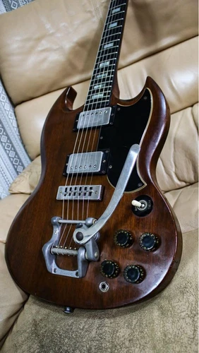 Gibson Sg Bigsby 1973-1974 Vintage No.MG1729
