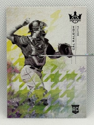 2022 Panini Diamond Kings Cal Raleigh Rookie RC #171 Mariners  