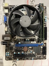 MSI FM2-A55M-E33 AMG Motherboard W/ A4-5300 CPU Combo And 4GB Mem And cooler
