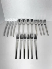 WMF Cromargan Helsinki Germany Flatware Forks Spoons Knives Lot Of 18