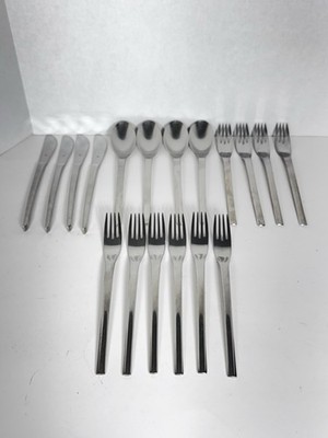 WMF Cromargan Helsinki Germany Flatware Forks Spoons Knives Lot Of 18