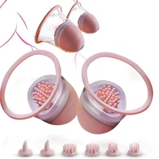 Vacuum Breast Enhancer Sucker Enlargement Pump Suction Women Nipple Massager