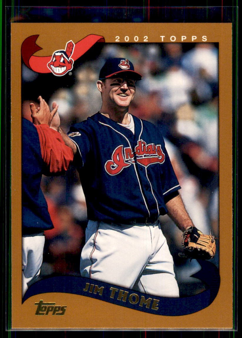 2002 Topps Jim Thome #460 Cleveland Indians