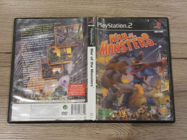 WAR OF THE MONSTERS SONY PS2 PLAYSTATION 2