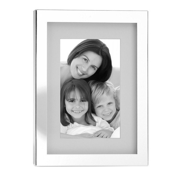 Fink Versilberter Bilderrahmen 10 X 15 Cm Mit Passepartout Fotorahmen Fotohalter-image