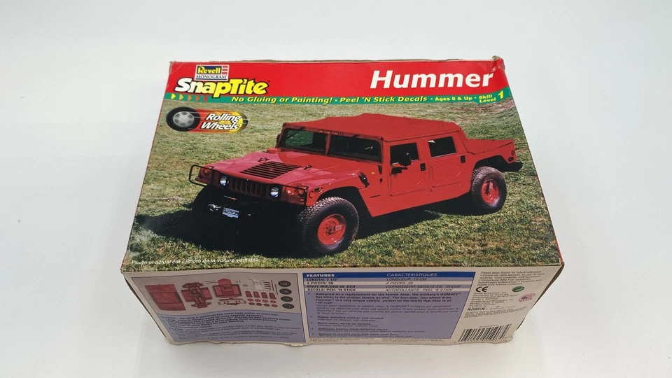 REV851907 Revell Hummer Snaptite 1/25 kit di montaggio - Immagine 2 di 3