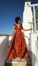 🧡 Zimmermann Ginger Frill Midi Dress Size 0 🧡