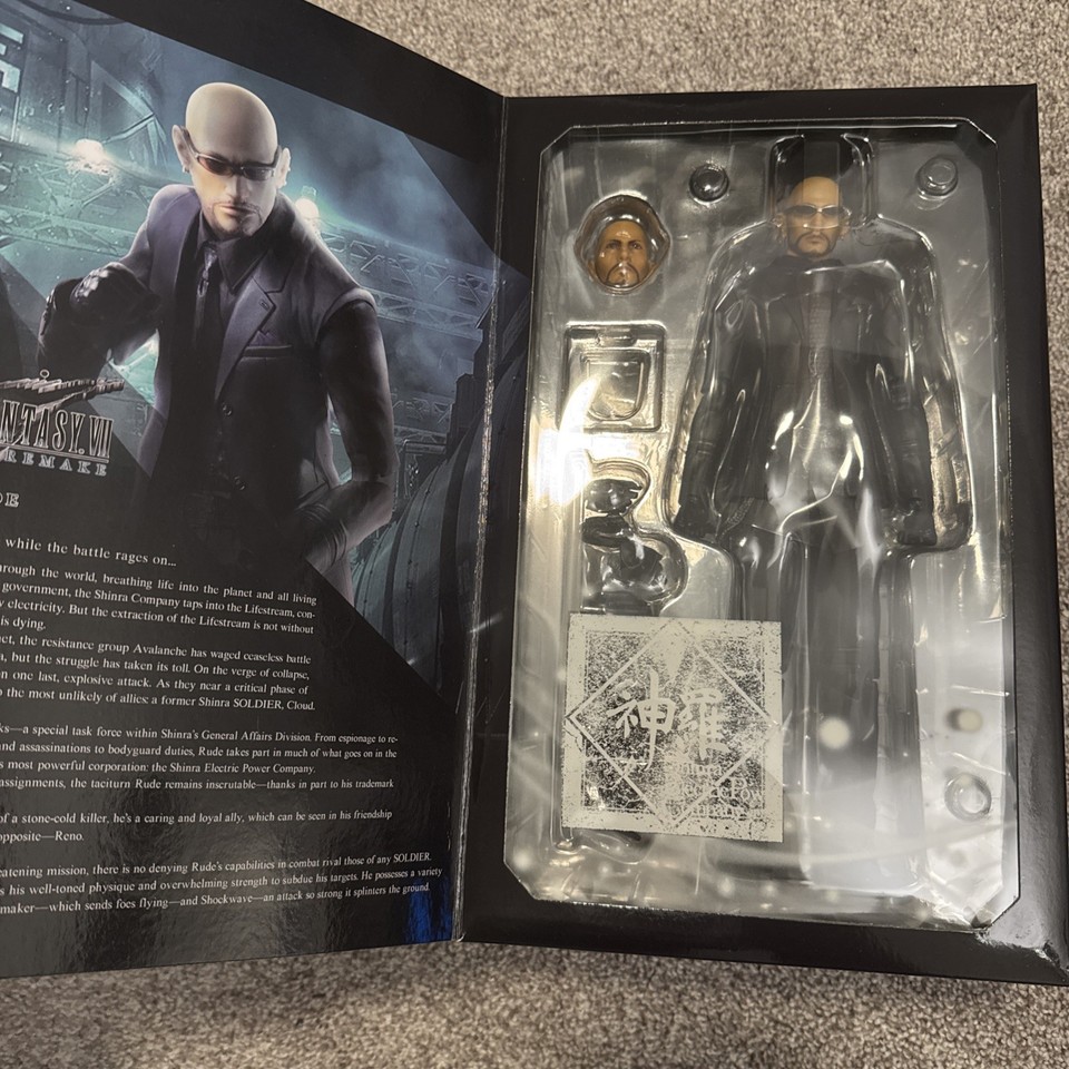 Final Fantasy VII Remake Play Arts Kai RUDE Figure Square Enix FF7 ...