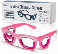 Adult Anti- Motion Sickness Smart Glasses, Ultra-Light Portable Nausea R