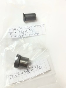 Headed Press-Fit Drill Bushing “F”IDx7/16”ODx5/8”L| .3937x5/8x1/2” Qty.2 (26M51)