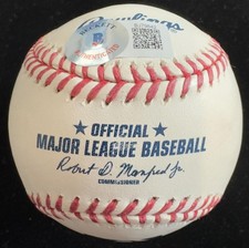 Jose Abreu White Sox Signed Official MLB Baseball (Manfred) Beckett