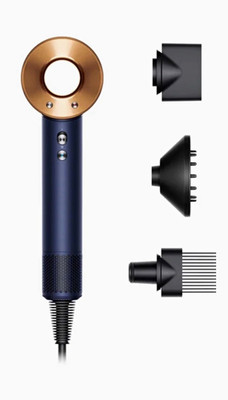 Dyson HD07 Supersonic Hair Dryer 1600W Prussian Blue with Diffuser - Brand New