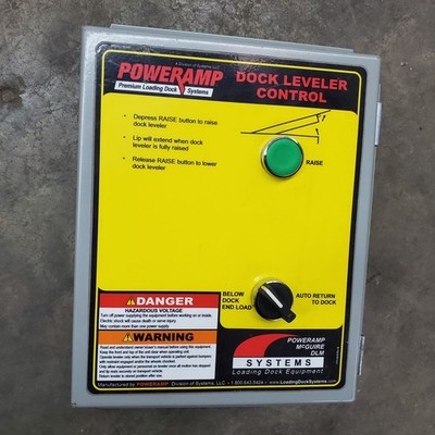 Poweramp Dock Leveler Control Box Panel Model BCH-5092312 Auto Return 115V 60HZ