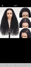 30" water Wave Frontal Wig Lace Frontal Human Hair Wigs Natural Hairline Curly