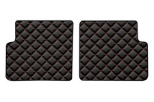AUTO Tapis de sol arrière pour PEUGEOT 406 COUPE 03.97-12.04 Coupe NOIR/ROUGE