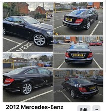 Mercedes-Benz C180 coupe, 71400 miles. Collection Blackwater