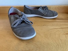 SAS Marine Gray Sky Nubuck Leather Lace Up Suede Comfort Shoes Women's Size 6.5M