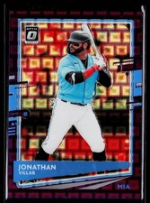 2020 Donruss Optic #144 Jonathan Villar Pandora Purple #/99