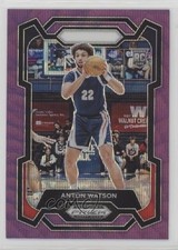 2024-25 Panini Prizm Draft Picks Purple Wave Prizm Anton Watson #76 11gl