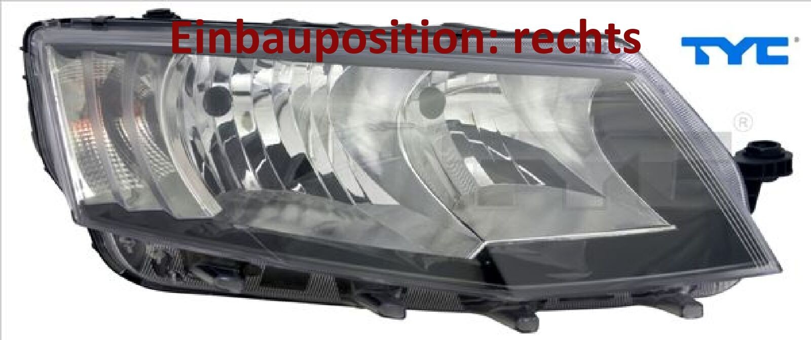 TYC 20-14683-05-2 Hauptscheinwerfer rechts Scheinwerfer Frontscheinwerfer - Bild 2