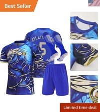 Stylish Soccer Jersey and Shorts Set for Boys & Girls - Perfect for Training