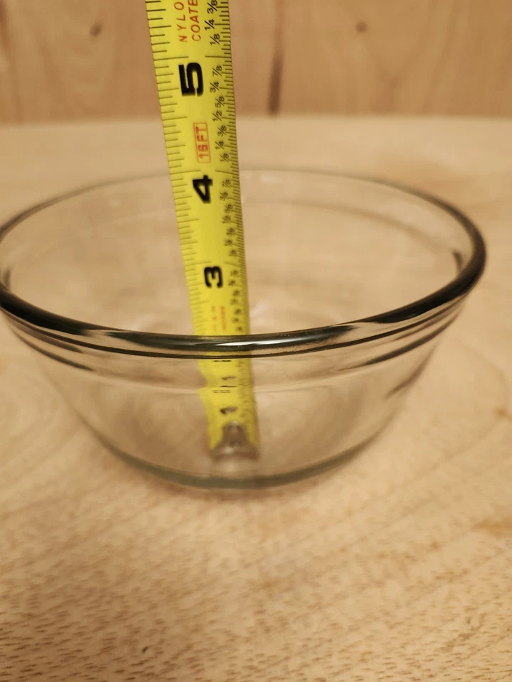 Anchor Hocking USA Clear Glass Mixing Bowl 1 Qt 6.5in  Conventional/Microwave - Image 3 of 4
