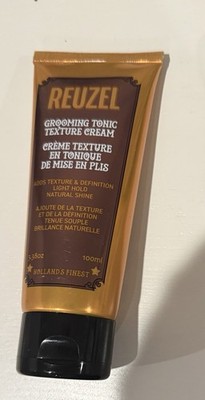 Reuzel Grooming Tonic Texture Cream 3.38oz 100ml Light Hold Natural Shine