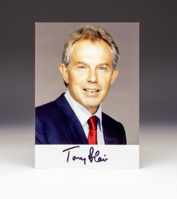 Rt Hon Tony Blair Labour Premierminister und Abgeordneter - signiertes handsigniertes Foto