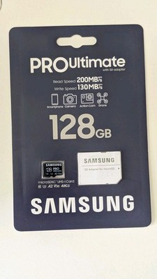 SAMSUNG MicroSDXC-Speicherkarte PRO Ultimate (2023) 128GB inkl. Adapter