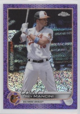 2022 Topps Chrome Purple Speckle Refractor 24/299 Trey Mancini #72 0z0v