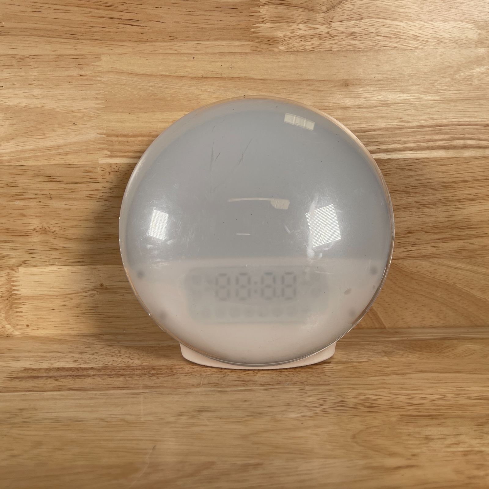 White Smart Sunrise Alarm Wake Up Light Up Alarm Clock Natural Light For Bedroom-image