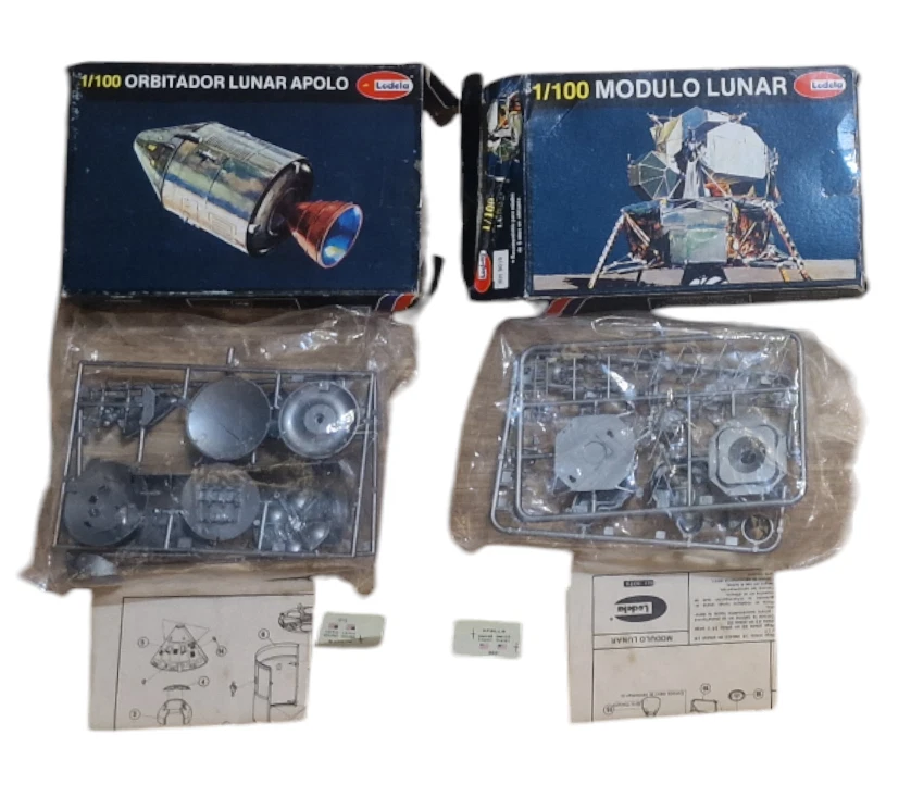 Espacio: Ariane IV, Módulo Lunar Apolo y Módulo de Comando Apolo kits de modelos Foto 4 de 4