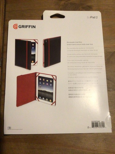 Griffin Passport Microsuede-Lined Folio Case Cover Wallet for Apple iPad 2/3/4 - Afbeelding 2 van 6