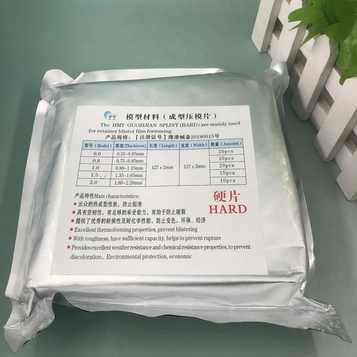 1Bag Hard Vacuum Forming Plate Matrix Band Retainer Slice 1.5mm Dental Material - Picture 7 of 9