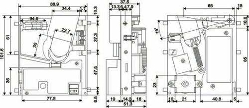 TW-850 Top Entry Multi Digital Coin Acceptor Coin Selector for Vending Machine S - Picture 11 of 14