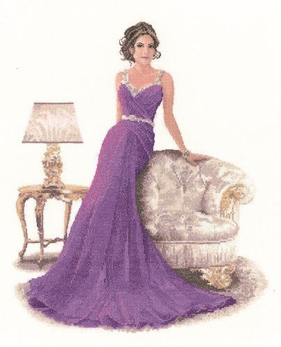 Heritage Crafts Cross Stitch Kit - John Clayton Elegance Grace