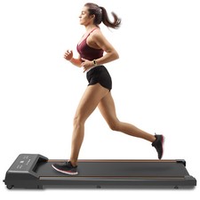 Walking Pad Under Desk LED Display and Remote Control Portable Treadmill fo Home